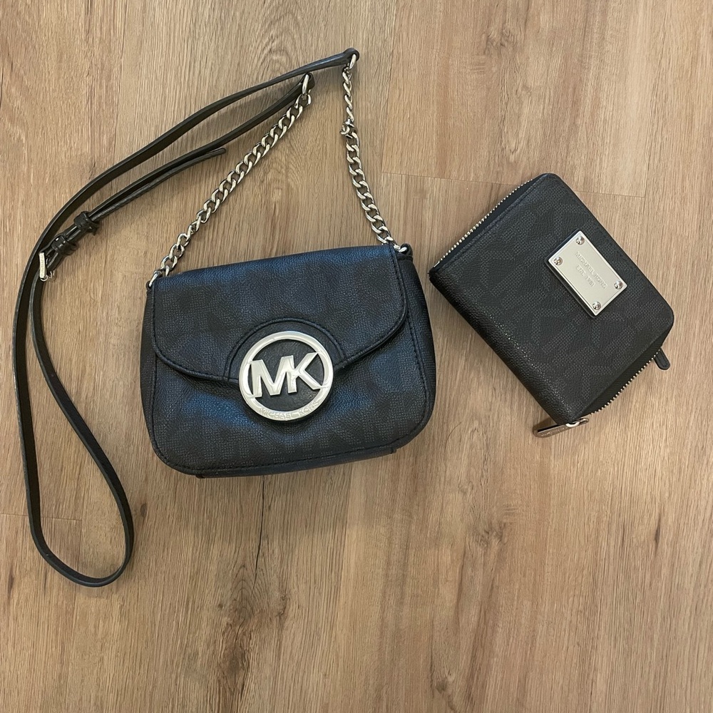 Michael Kors crossbody and wallet